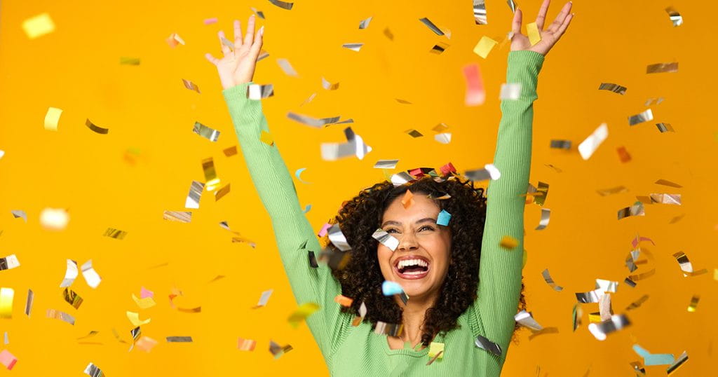 Man Winning Money